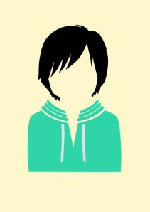 Andddd, this is me, Annabel, haha. Yup, I have short hair and I'm known for always wearing hoodies. (I have about 4 of them btw haha) 